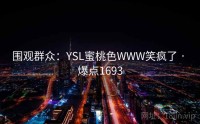 围观群众：YSL蜜桃色WWW笑疯了 · 爆点1693